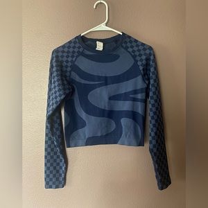 Fabletics Jada Seamless Long Sleeve Crop Top